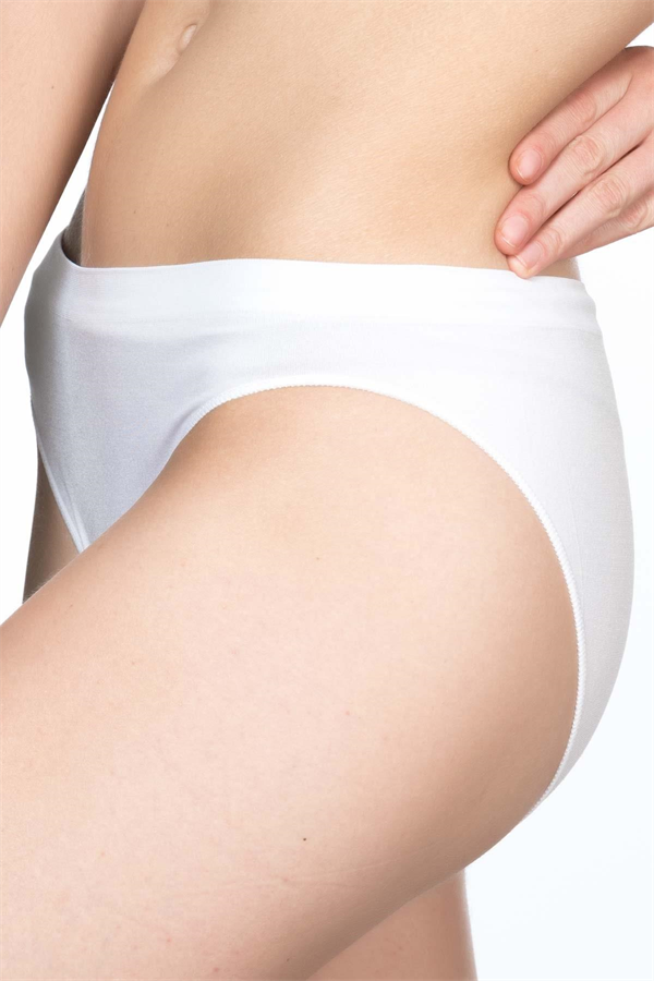 Arias Closet Beyaz MI Emay 3001 Soft Slip Külot - Görsel 2