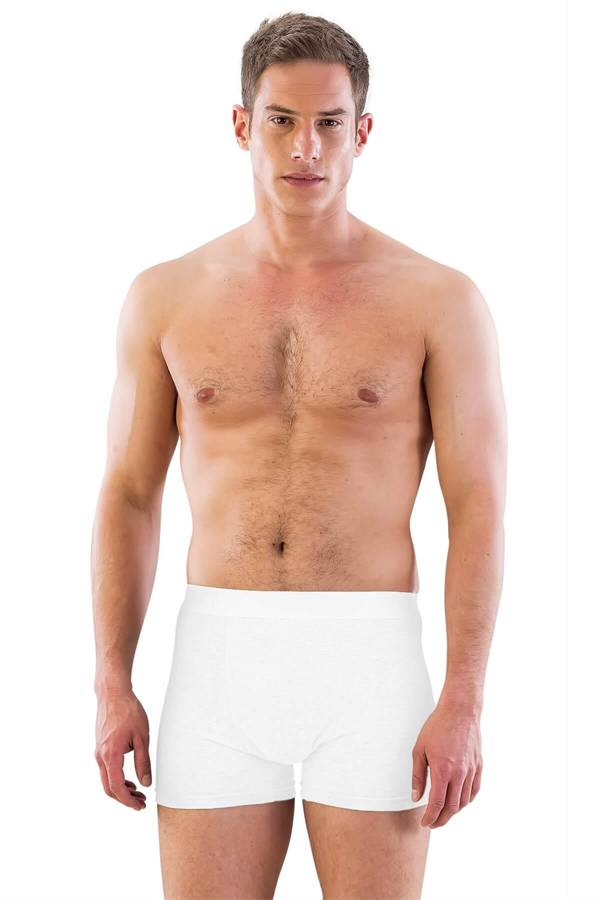 Arias Closet Beyaz MI Emay 6800 Erkek Boxer - Görsel 1