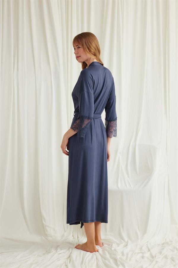 Arias Closet Dantelli ve Kuşaklı Sabahlık - Görsel 6