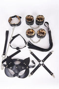 Arias Closet Deri Harness Leopar Set - Görsel 1