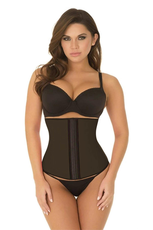 Arias Closet Kahverengi MI 9161 Terletici Agraflı Bel Korse - Görsel 1