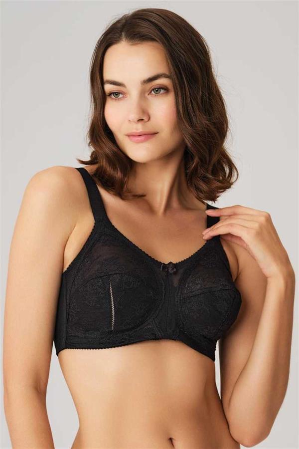 Arias Closet Balenli Desteksiz Dolgusuz Toparlayıcı Dantelli Küçültücü Sütyen - Görsel 1