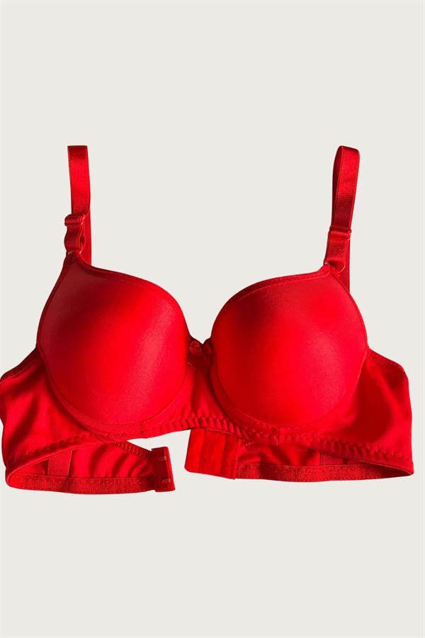 Arias Closet Mikro Kumaş İçi Boş Balenli Günlük Tek Desteksiz Sütyen - Görsel 13