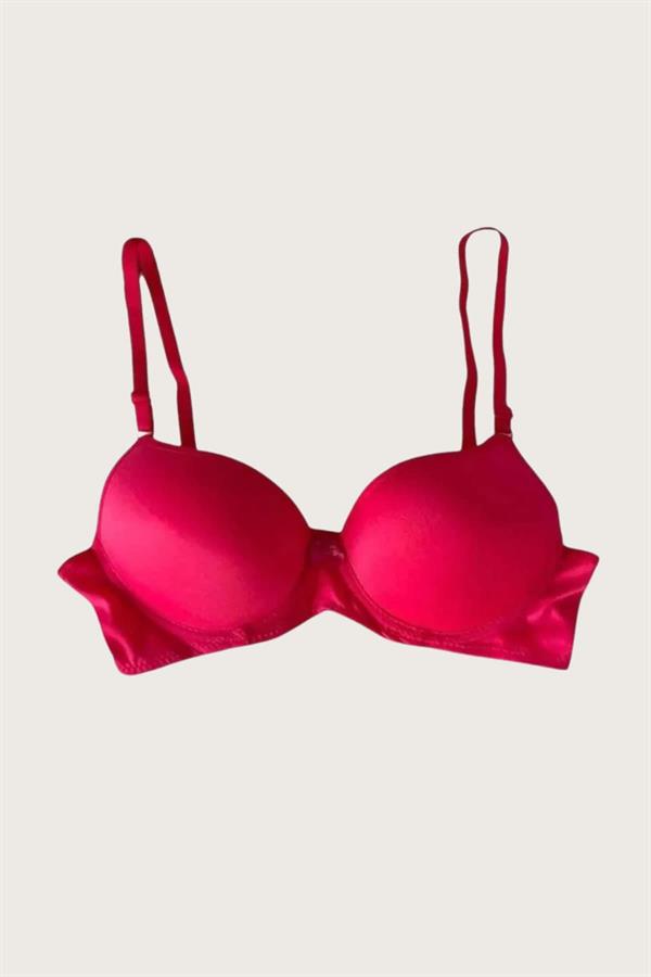 Arias Closet Mikro Kumaş Push Up Dolgulu Balenli Günlük Tek Destekli Sütyen - Görsel 11