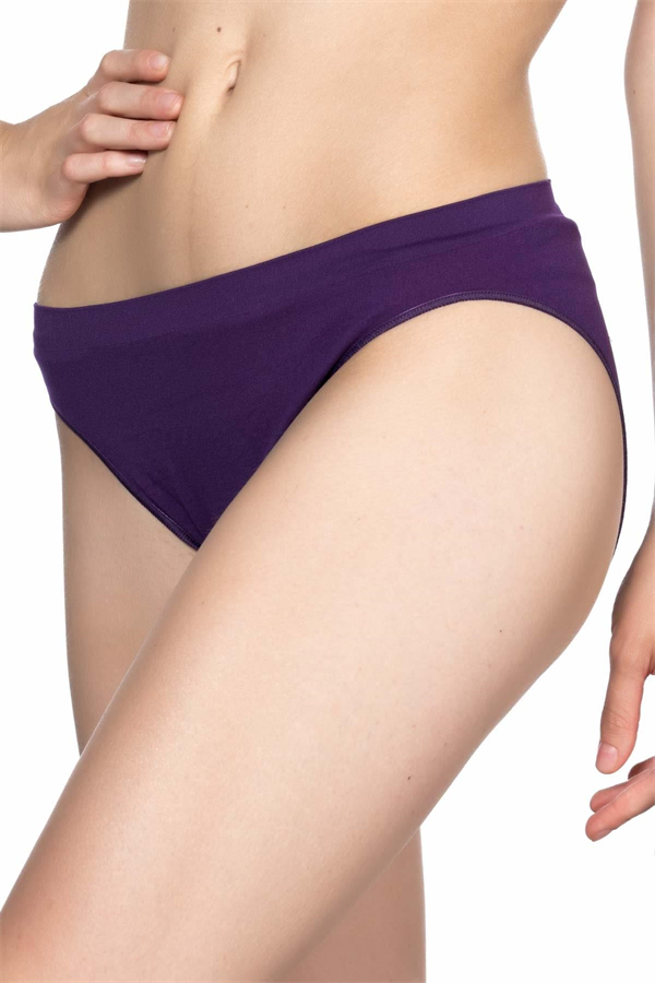 Arias Closet Mor MI Emay 3001 Soft Slip Külot - Görsel 2