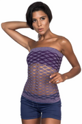 Arias Closet Mor MI Emay 5034 Fantazi Büstiyer Atlet Korse - Görsel 1