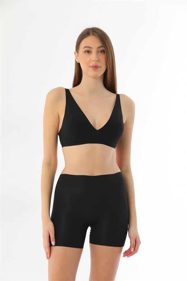 Arias Closet Siyah MI 2703 Lazer Kesim İz Yapmaz Hayalet Boxer - Görsel 2