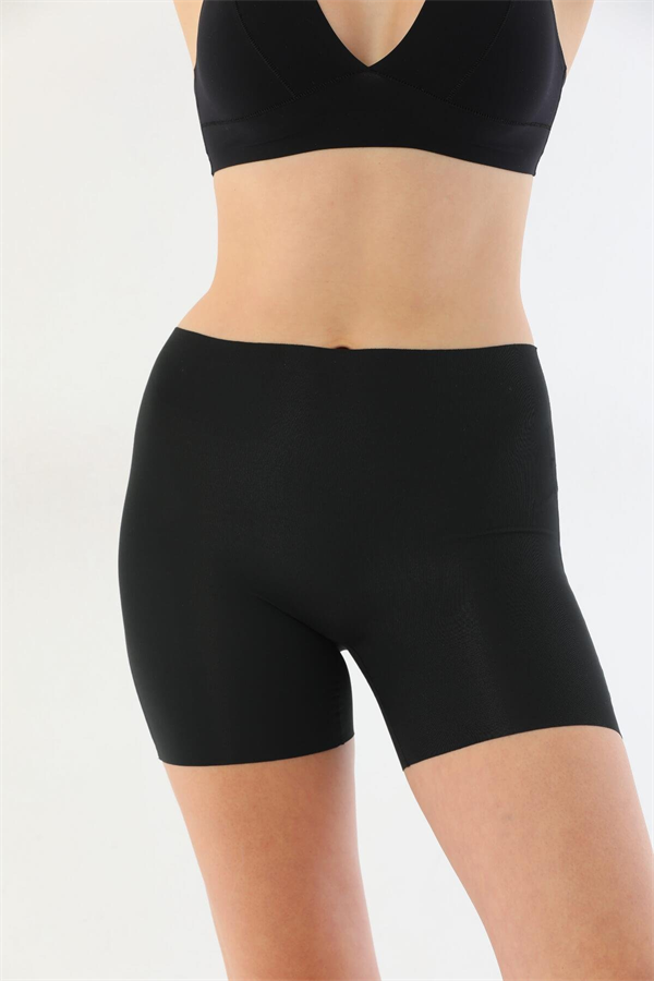 Arias Closet Siyah MI 2703 Lazer Kesim İz Yapmaz Hayalet Boxer - Görsel 3