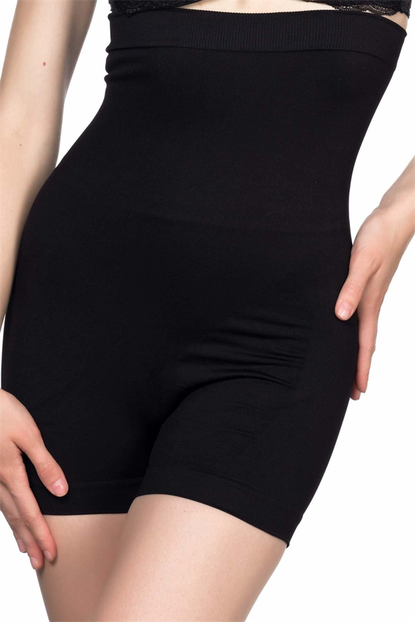 Arias Closet Siyah MI Emay 2047 Yüksek Bel Boxer Korse - Görsel 1