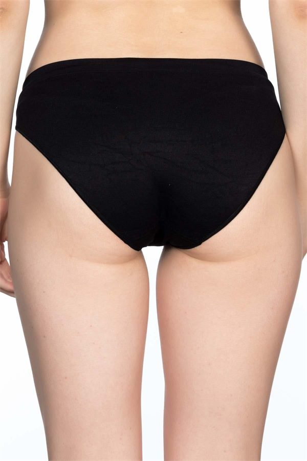 Arias Closet Siyah MI Emay 3001 Soft Slip Külot - Görsel 3