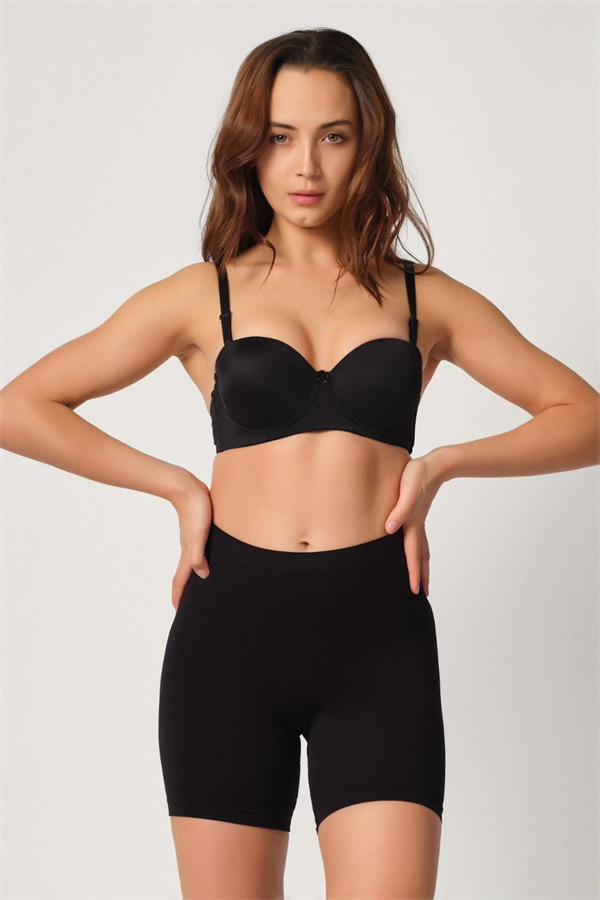 Arias Closet Siyah MI Emay 3003 Soft Paçalı Boxer - Görsel 1