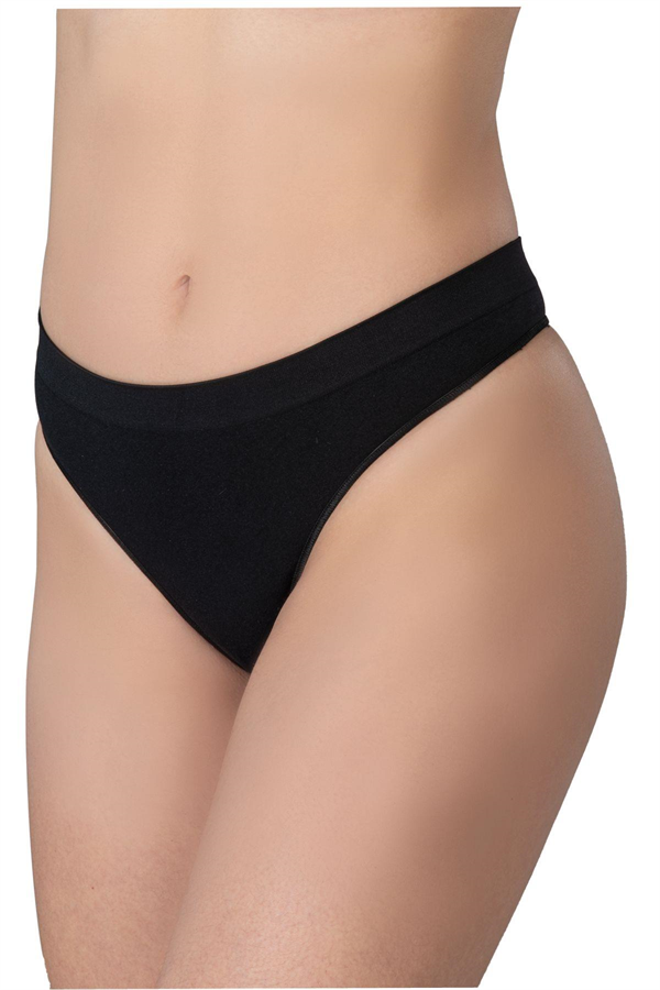 Arias Closet Siyah MI Emay 3010 String Külot - Görsel 2