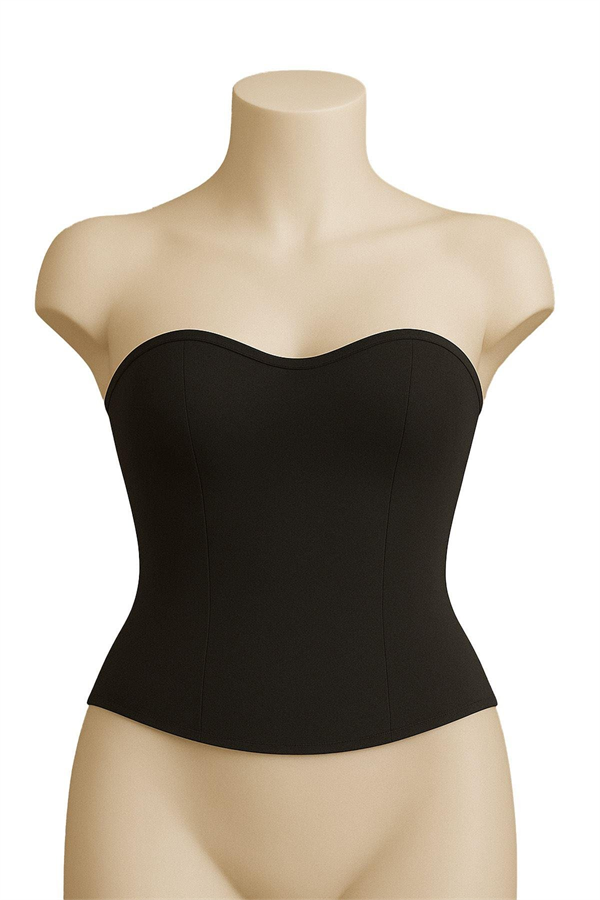 Arias Closet Siyah MI Emay 9155 Terletici Korse Büstiyer - Görsel 1