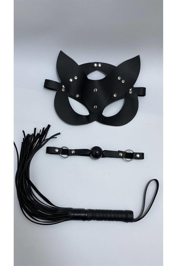 Arias Closet Siyah Maske Ağız Topu,3'Lü Set - Görsel 1