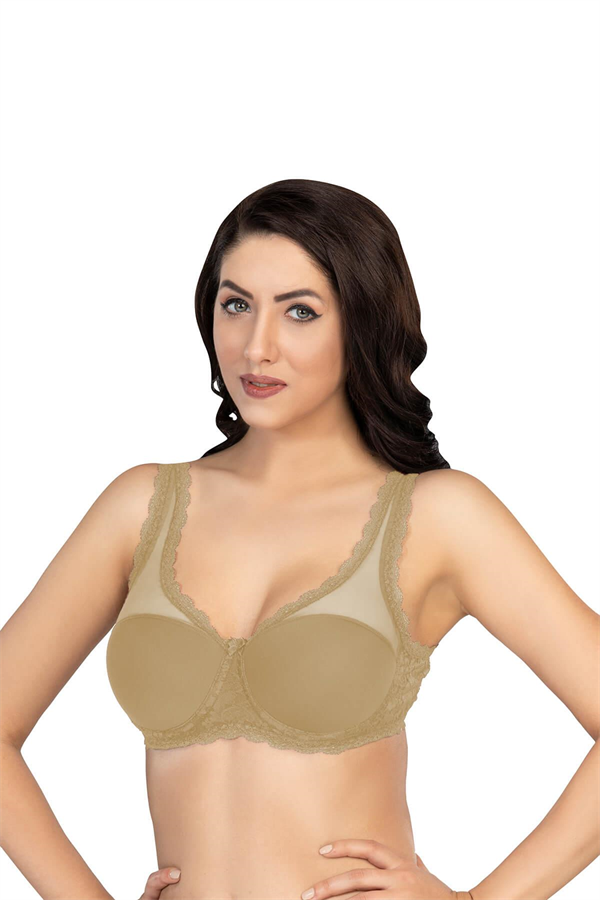 Arias Closet Ten MI Emay 172 D Pedli Dantelli Balenli Minimazer Toparlayıcı Sütyen - Görsel 1