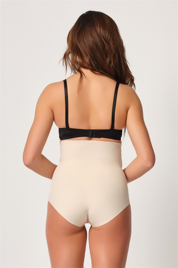 Arias Closet Ten MI Emay 2708 Lazer Yüksek Bel Kesim Slip Hayalet Korse - Görsel 2