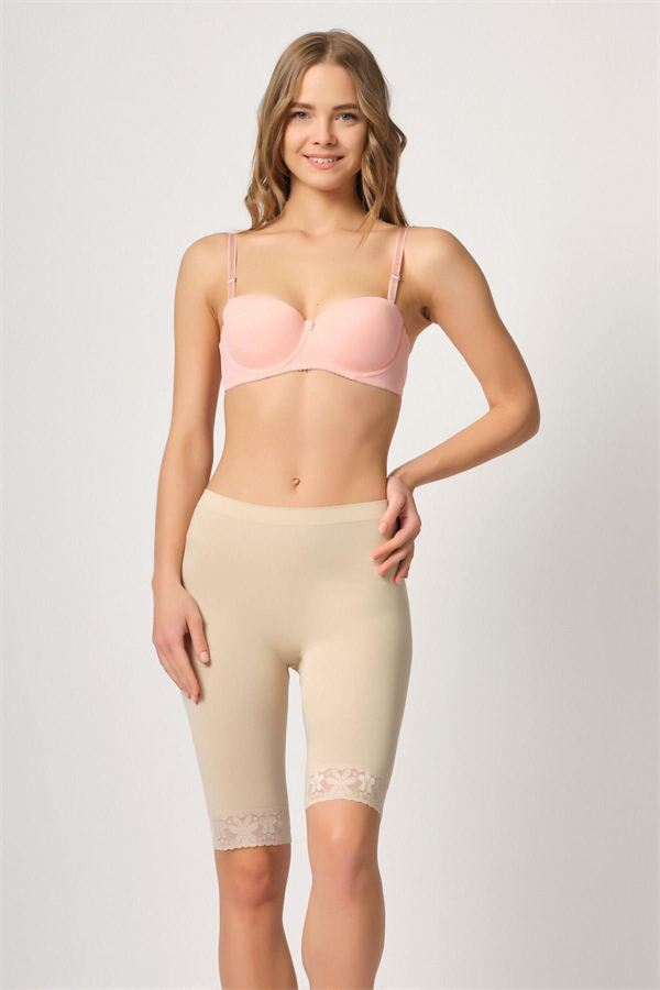 Arias Closet Ten MI Emay 3004 Soft Uzun Paça Dantel Boxer - Görsel 1