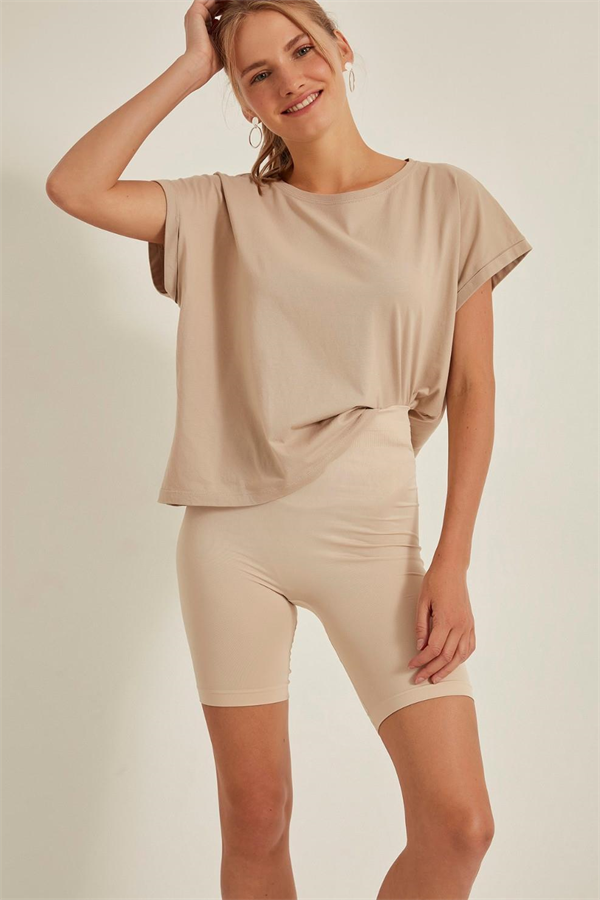 Arias Closet Ten MI Emay 3005 Soft Uzun Paçalı Boxer Korse - Görsel 8