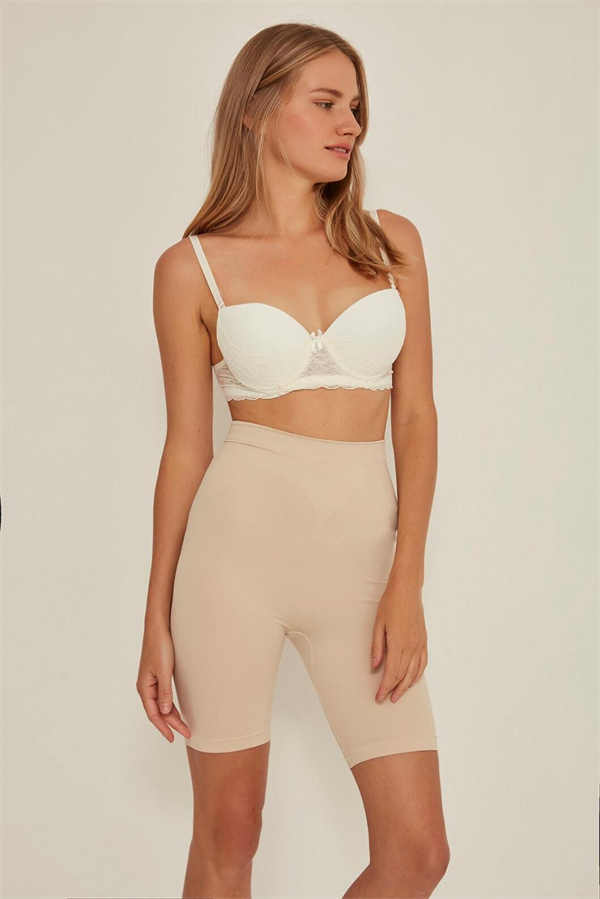 Arias Closet Ten MI Emay 3005 Soft Uzun Paçalı Boxer Korse - Görsel 1