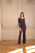 Arias Closet Uzun Kollu ve Dantelli Pijama Takımı - Görsel 1