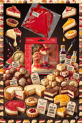 Arias Closet Fantezi Tüketilebilen Yenilebilir Cheesecake Aromalı İç Çamaşırı Takımı - Görsel 1