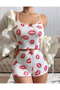 Arias Closet Kiss Öpücük Beyaz Şortlu Takım - Görsel 1