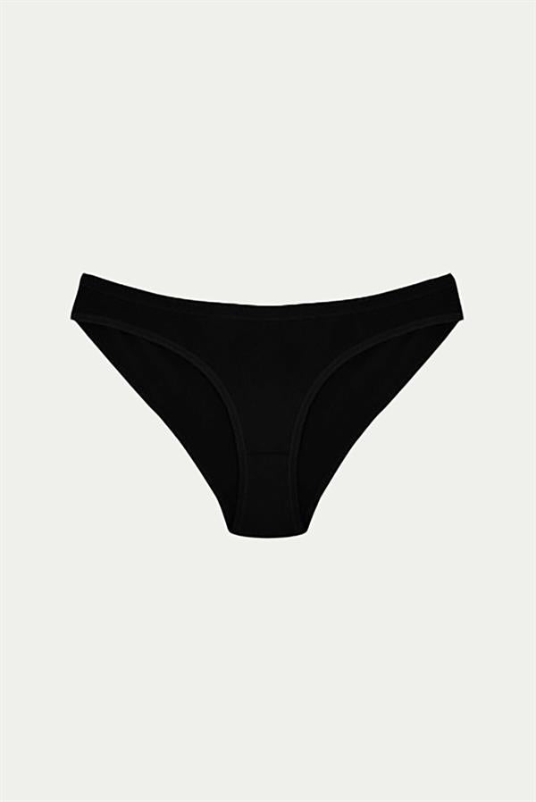Arias Closet Pamuklu Siyah Beyaz Ten Rengi 3'lü Külot - Görsel 3