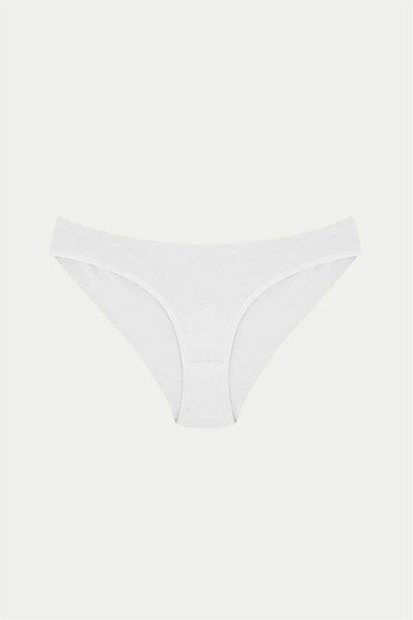 Arias Closet Pamuklu Siyah Beyaz Ten Rengi 3'lü Külot - Görsel 5