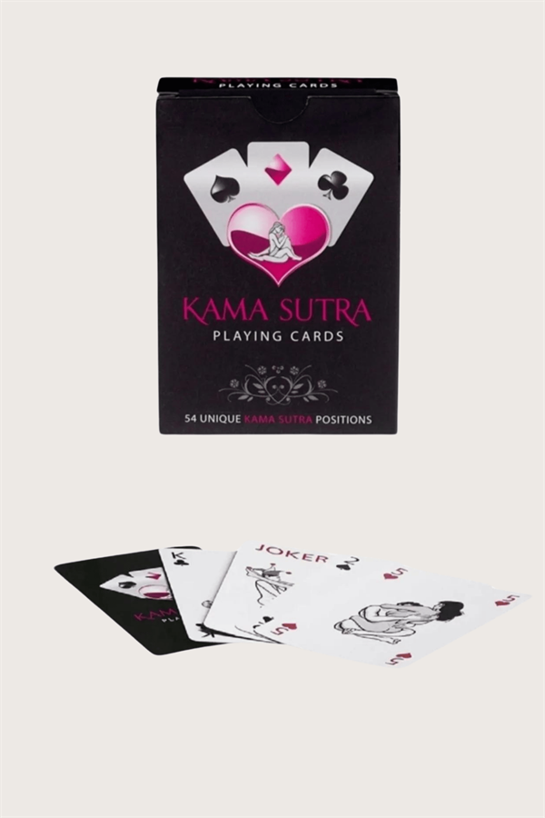 Arias Closet Sexy Görselli Oyun Kartı Kama Sutra Siyah Kırbaç Set - Görsel 2