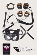 Arias Closet Sexy Görselli Oyun Kartı Kama Sutra 7'li Leopar Harness Set - Görsel 1