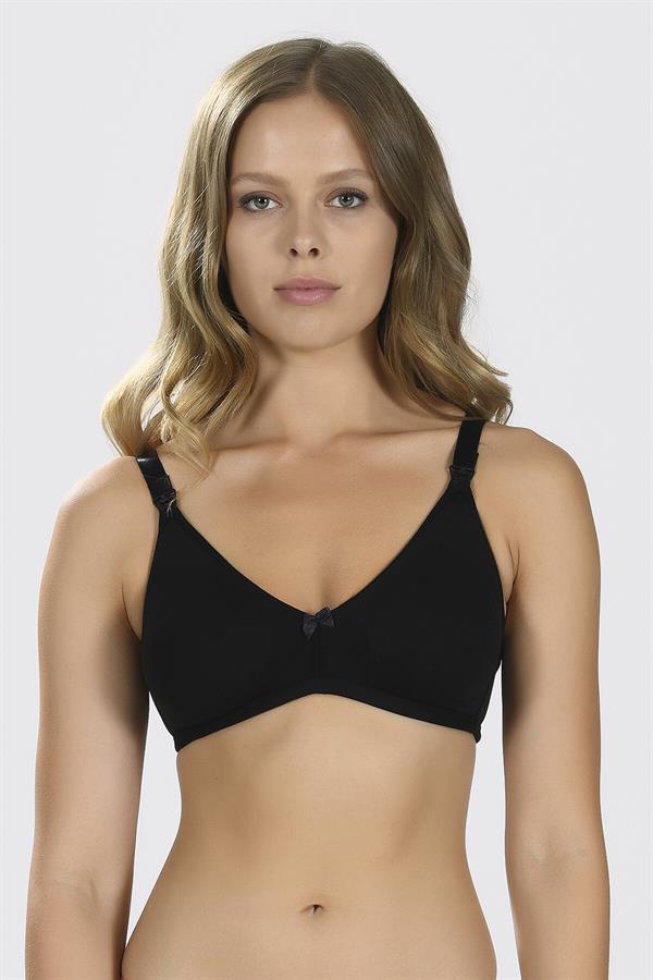 Arias Closet Siyah Dikişsiz Emzirme Sütyeni - Görsel 2