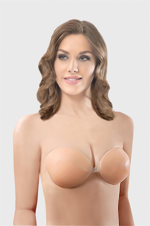 Arias Closet Ten Rengi Silikon Sütyen - Görsel 3