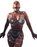 Arias Closet Zincir Detaylı Fantezi Harness Aksesuar - Görsel 1